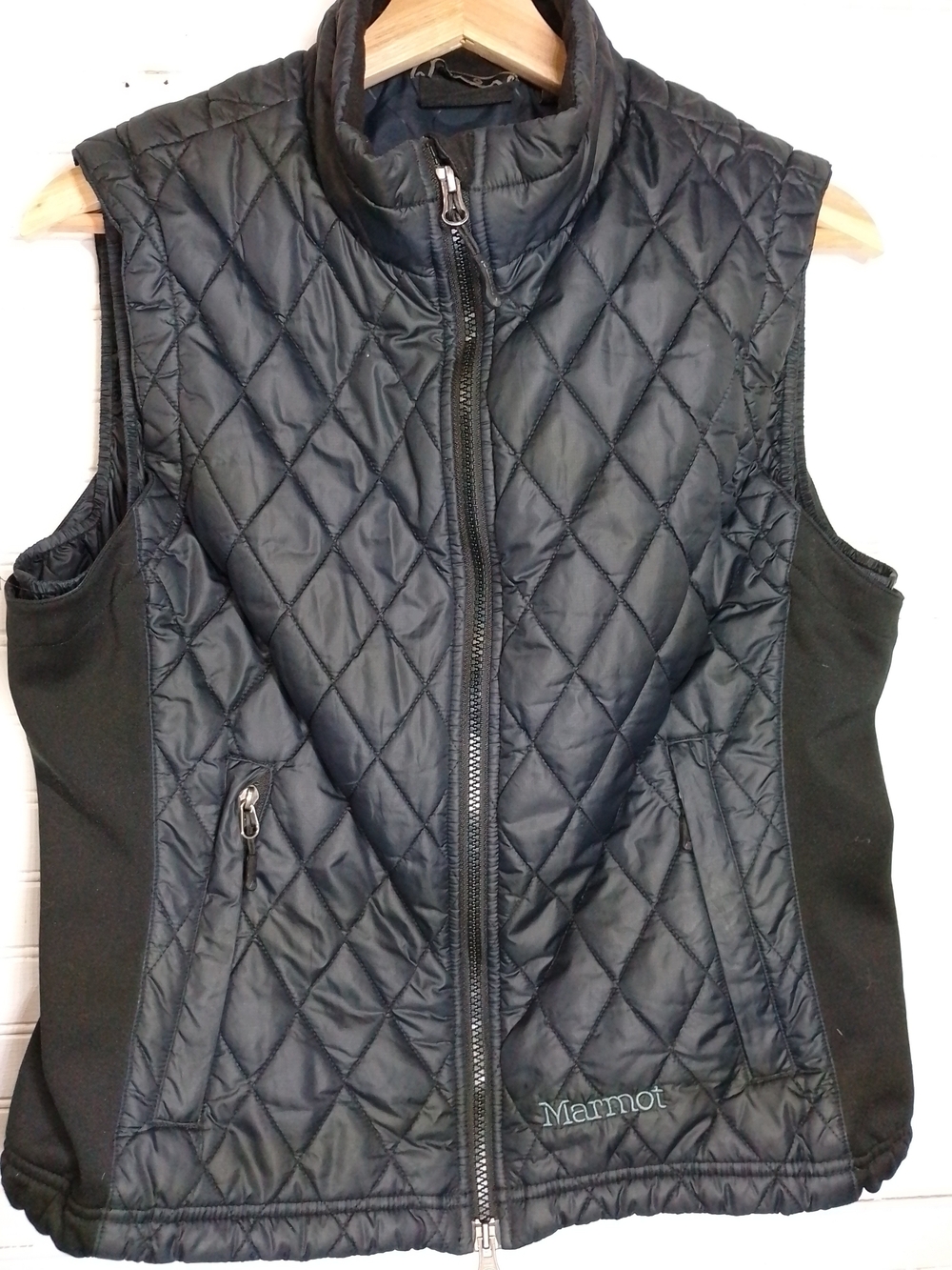 Marmot Black Quilted Lightweight Insulated Vest